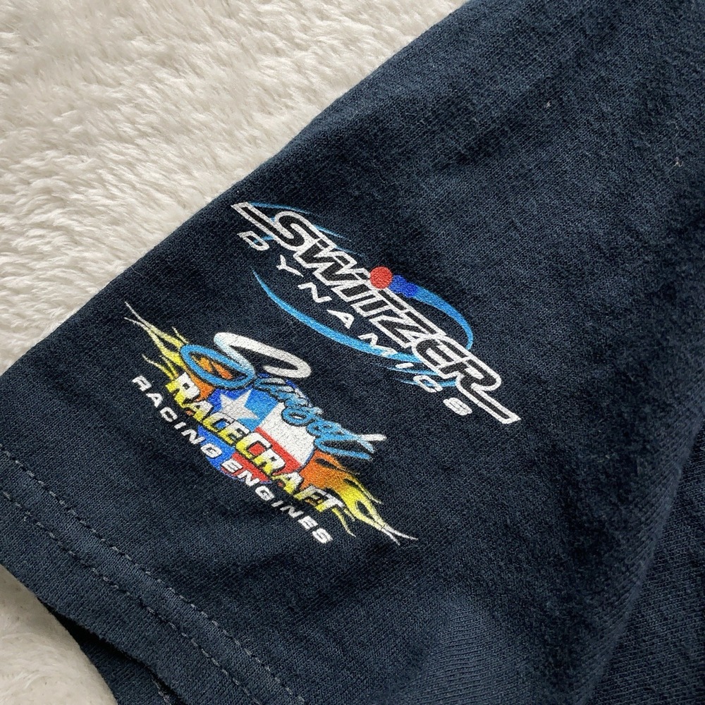 Vintage Y2K Raftery Motorsports Racing Shirt Mens XL Hot Rod Flame Graphic Tee - Picture 6 of 15